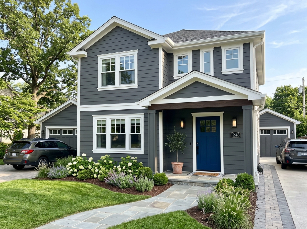 Exterior house painting with durable protective coatings in Hixson TN